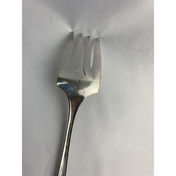 Vintage Oneida Community Par Plate Vernon-Ashley 8 1/4" Cold Meat Serving Fork - Picture 10 of 10